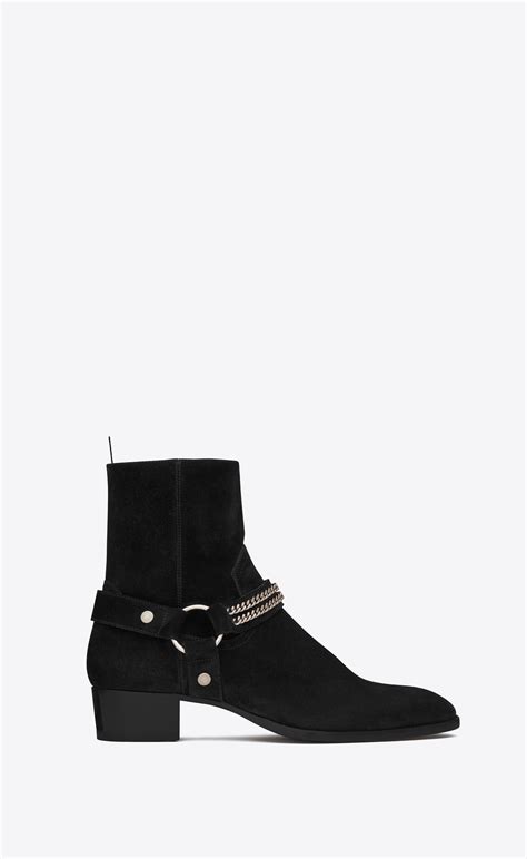 ysl mens footwear|saint laurent men's boots.